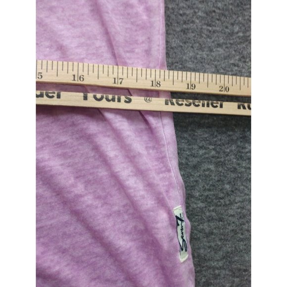 Seven 7 Top Womens Sz Small Open Exposed Shoulder Blouse Scoop Neck Shirt Purple - Picture 8 of 12